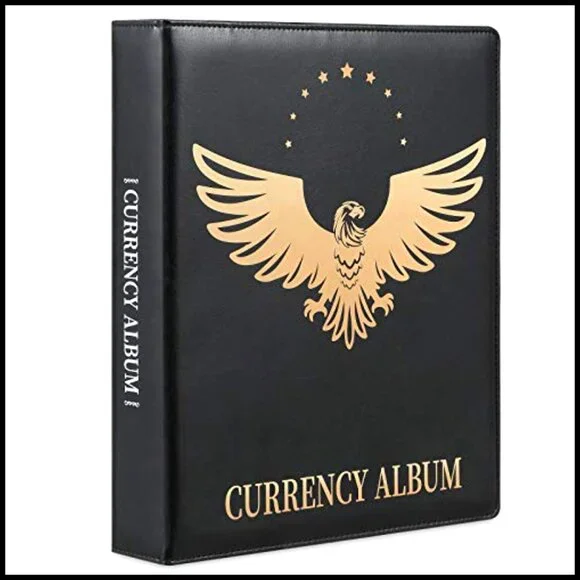 Premium PU Banknote Collection Album Binder Currency Storage Book Supplies - Picture 3 of 6